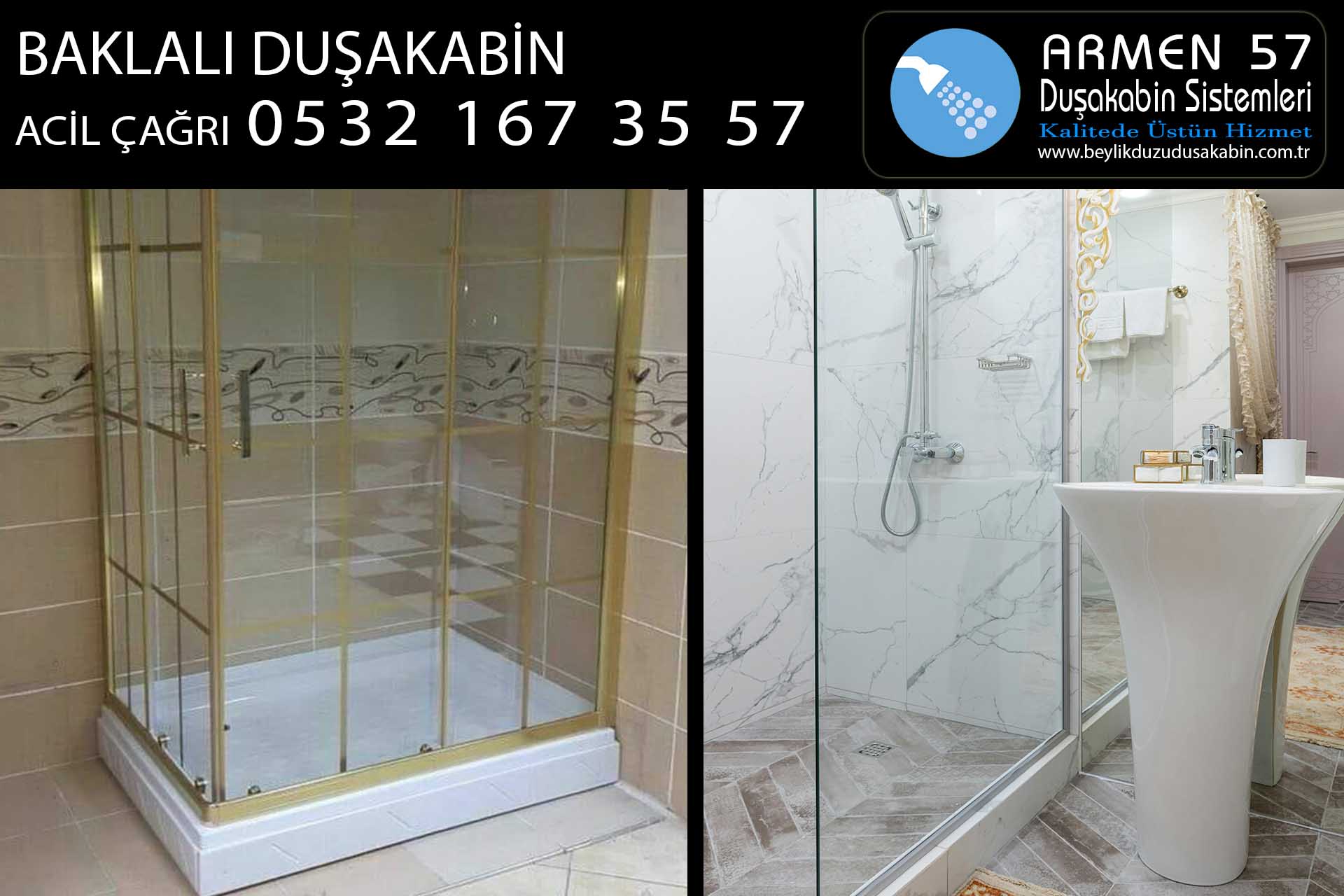 baklalı duşakabin
