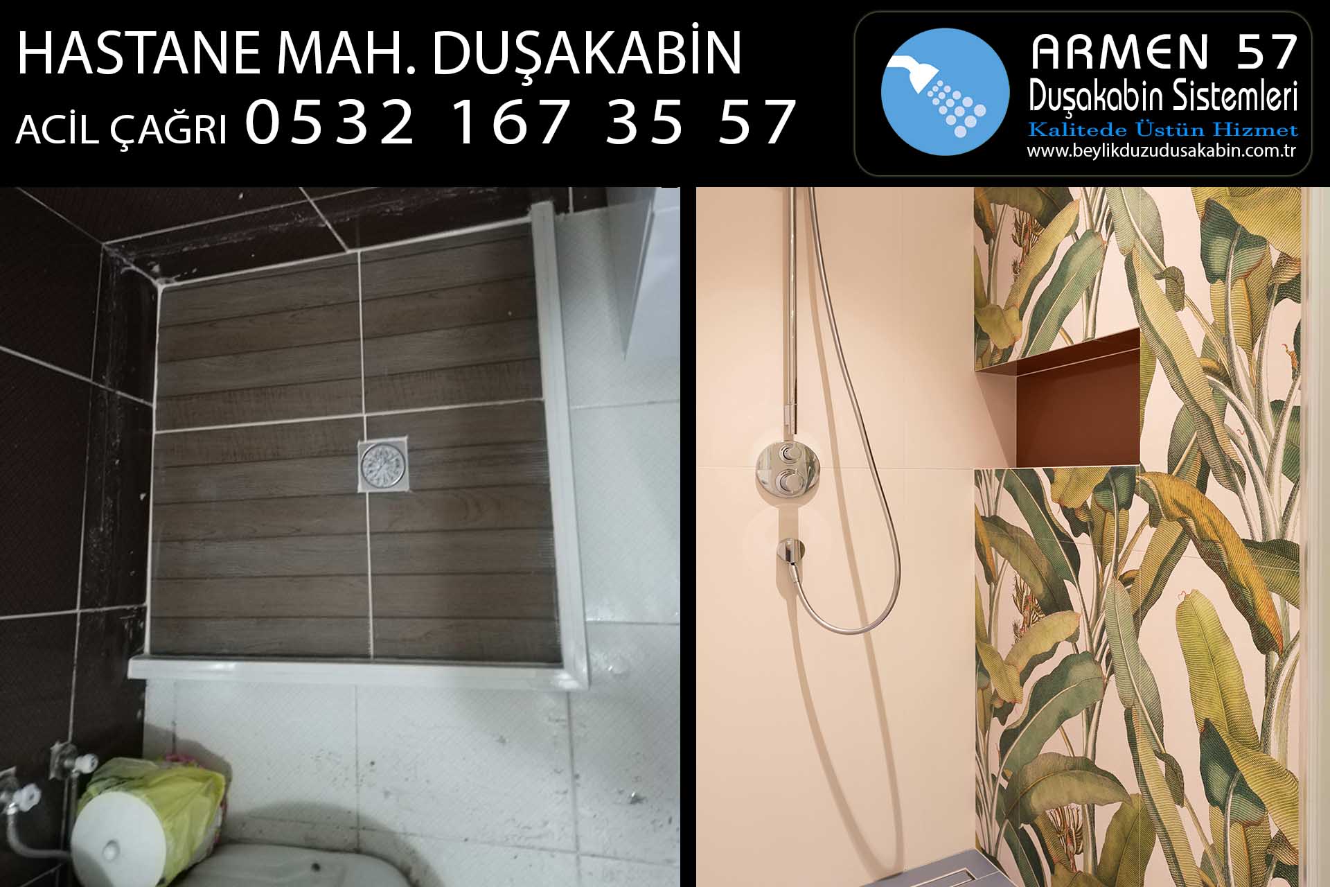 hastane mahallesi duşakabin