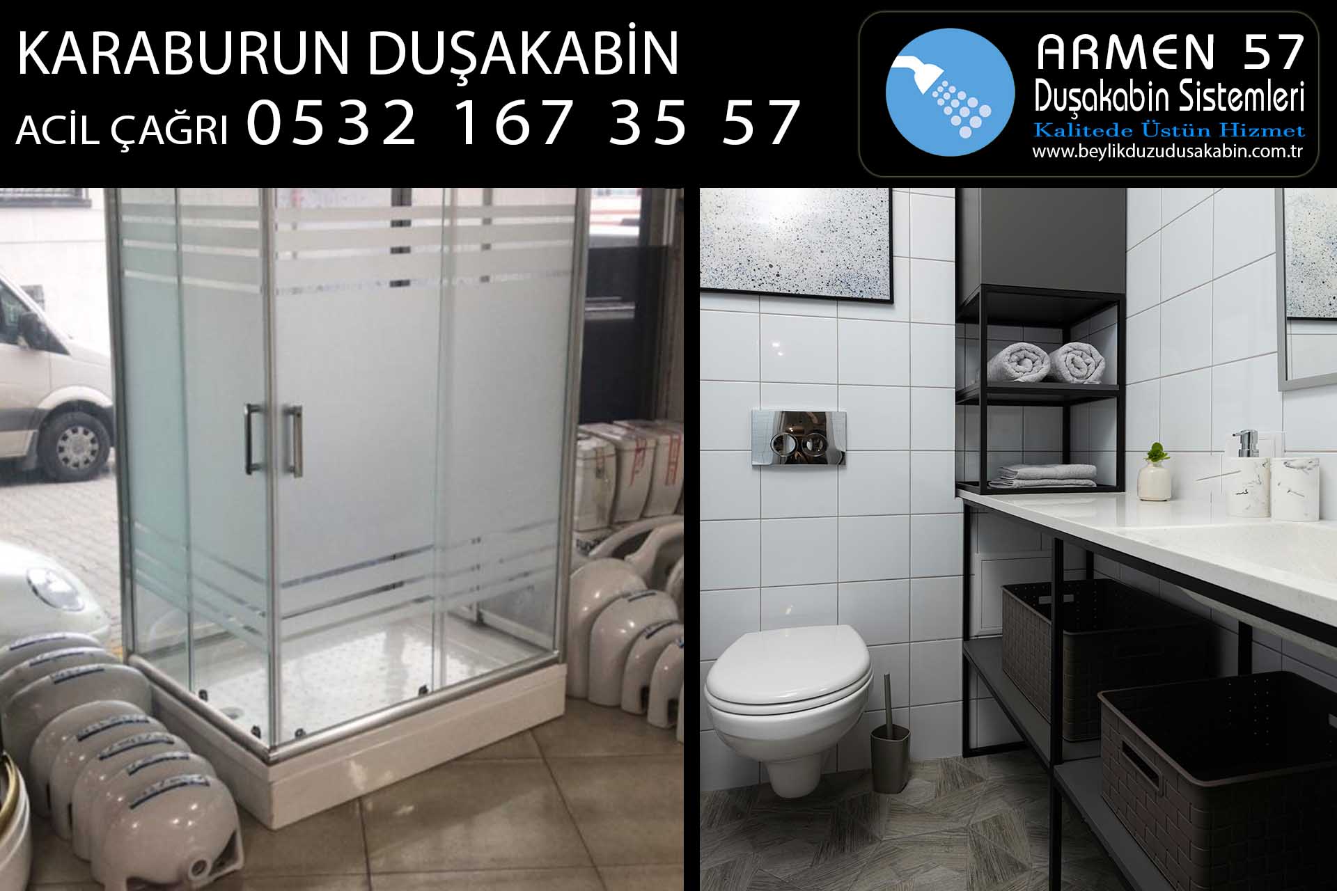 karaburun duşakabin