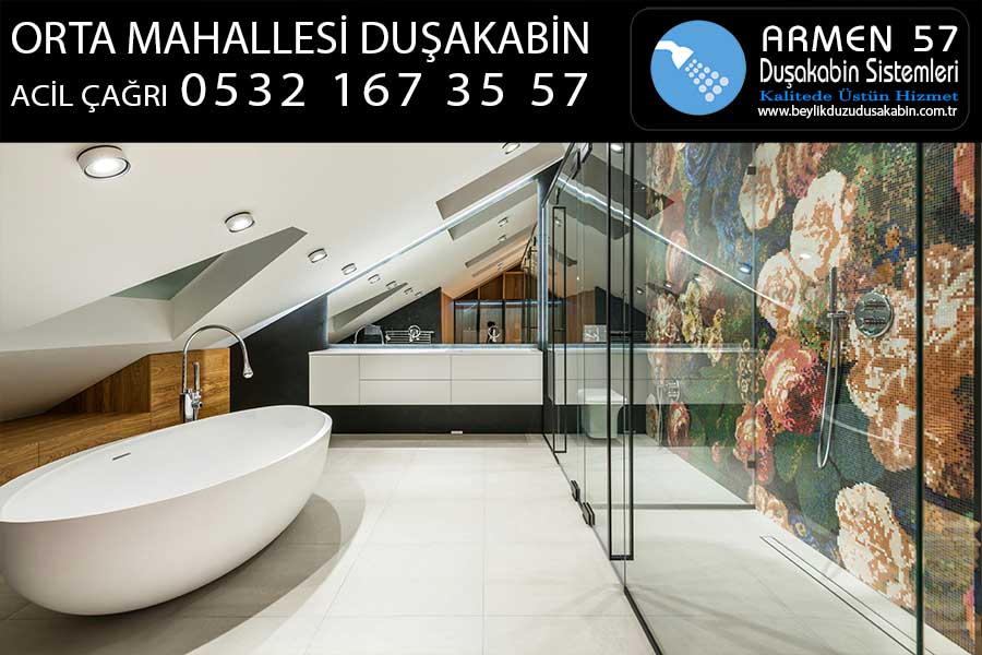orta mahallesi duşakabin