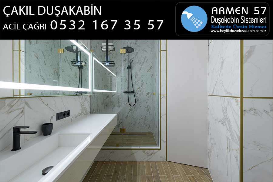 çakıl duşakabin
